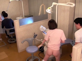JAV fame Eimi Fukada unconditional Japanese dentist office temerarious lovemaking